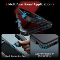 jaula de video movil smallrig para iphone 17 pro  pro max con montura en t  placa trasera roscada de 17 mm para grabacion de video y vlogs