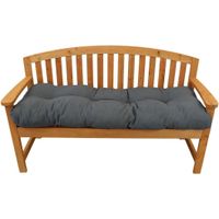 reino mansidi - cojin decorativo reino mansidi para exterior e interior acolchado y resistente tamano 120x50x8 cm ideal para bancos de jardin y terraza