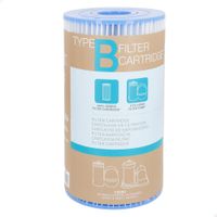 cartucho filtrante repuesto intex tipo b 253x145x5 cm blanco