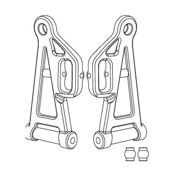 MJX 14207 Coche RC Piezas originales Brazo inferior delantero P14227