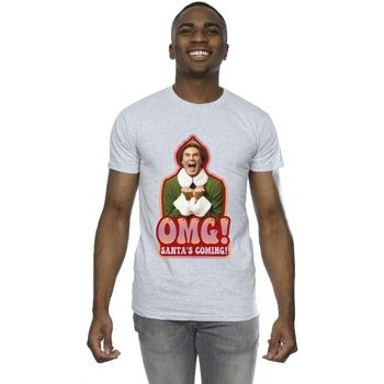 Elf Camiseta Santa's Coming para hombre