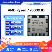 procesador amd ryzen 7 7800x3d r7 7800x3d 50 ghz 8-core 16-thread cpu procesador 5nm 96m socket am5 placa base compatible con x670b650