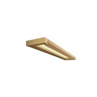 slim - aplique led de pared de 18 w cct 2700k-4000k l592 cm orientable 1440 lm ip20 - perenz - dorado