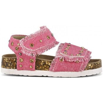 Colors of California Sandalias Baby sandal denim and studs para niña