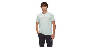 Camiseta tecnica mammut selun fl logo verde hombre