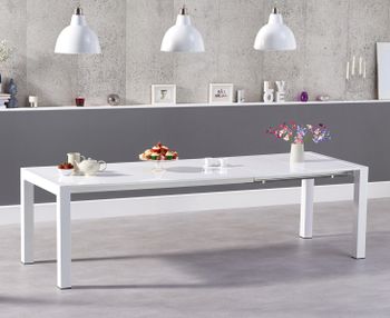 Joseph Extending White High Gloss Dining Table