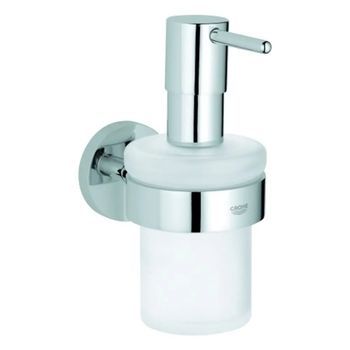 Dispensador De Jabón Con Soporte Mural Grohe Essentials Chrome, 40448001