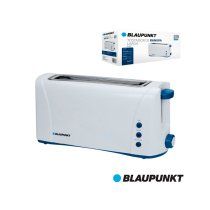 Tostador blaupunkt boca ancha 220v-1000w termostato 6 niveles con boton de parada color blanco