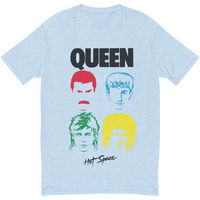 queen camiseta manga larga hot space para mujer