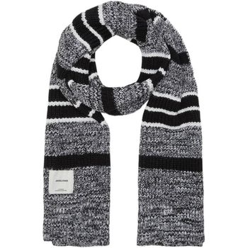 Jack & Jones Bufanda 12217395 JACONLINE KNIT SCARF BLACK WHITE para hombre