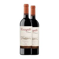 campillo vino tinto rioja crianza botella magnum 15 l 135 vol pack de 2 unidades