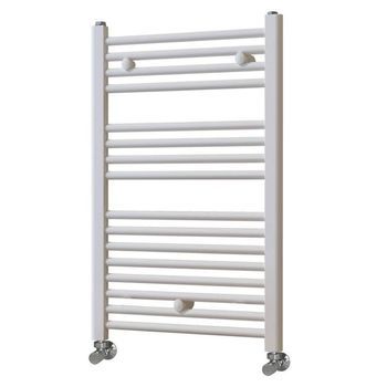 Kibath Secatoallas Radiador Circuito Calefacción De 80 Cm X 50 Cm Acabado Blanco Brillo Fabricado En Acero