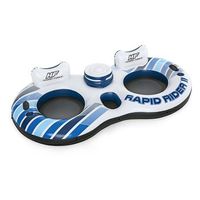 rueda hinchable plastico 251 x 132 cm rapid rider - bestway azul