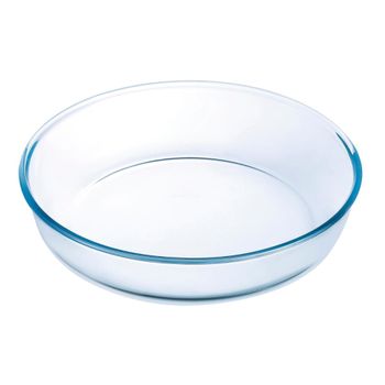 Molde tarta hondo vidrio borosilicato 26x26x6 cm