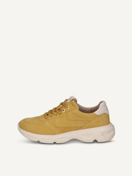 CAPRICE Sneaker, yellow, made of Leather, Size 41