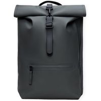 rains mochila rolltop rucksack w3 - dark grey para hombre