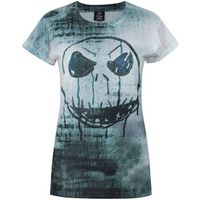 nightmare before christmas camiseta ns4250 para mujer