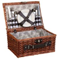 cesta de picnic marron 40x28x19