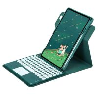royal bailey pd-e211 funda con bluetooth teclado para ipad pro 11 2024 verde