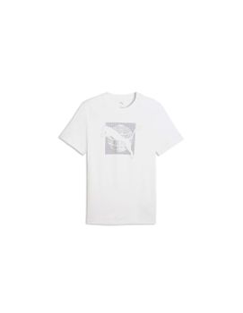 Camiseta Puma Graphic Foil , Whi Hombre