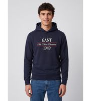 gant para hombre 2067157 sudadera grafica con capucha marino xxl casual algodon