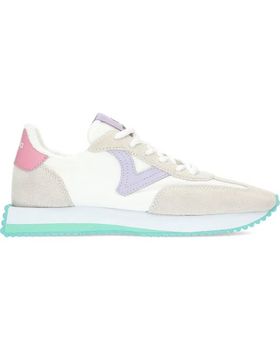de VICTORIA VICTORIA ZAPATILLAS COSMOS SERRAJE NYLON 134106 BLANCO ROTO GRIS