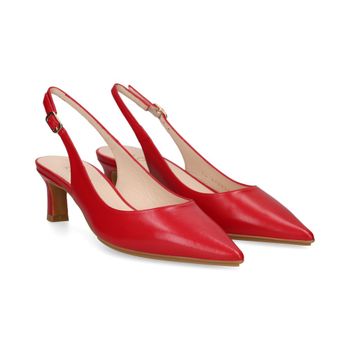Lodi Zapatos De Tacón Medio Mujer - Rojo Talla 37