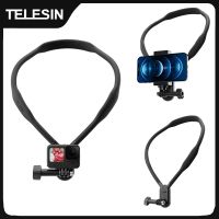 telesin soporte de cuello soporte de pecho para gopro 13 12 hero 11 10 9 8 7 insta360 dji osmo accion accesorios de camara de accion de silicona