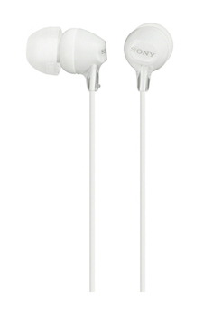 AURICULARES BOTON SONY MDR-EX15LP BLANCO
