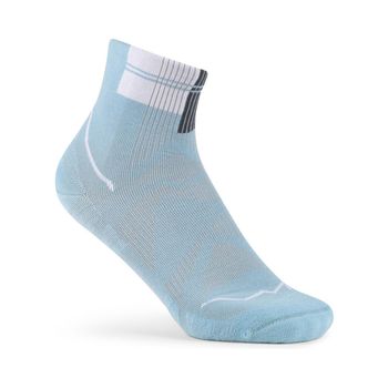 Buff Coolnet Quarter  Calcetines para correr Unisex-azul claro
