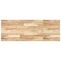 encimera tocador de bano madera acacia sin tratar 160x50x2 cm vidaxl