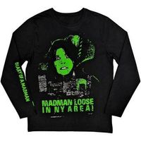 ozzy osbourne camiseta manga larga madman loose para mujer