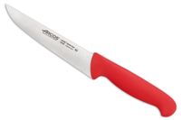 cuchillo cocina de acero inoxidable nitrum de 150 mm mango rojo