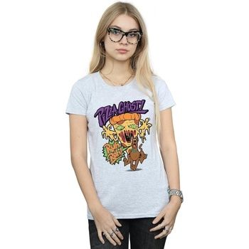 Dessins Animés Camiseta Pizza Ghost para mujer