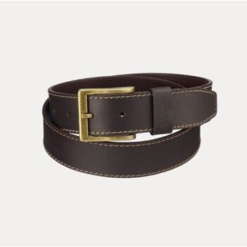 Wrangler Cinturón 112125438 STITCHED-BROWN para hombre