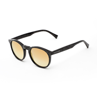 gafas de sol hawkers grey pearl - gold gradient bel air x