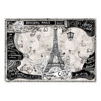 papel pintado 3d - bonjour paris 200x140 cm