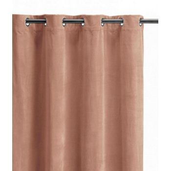 Cortina Lisa Vivaraise Elise En Terciopelo Algodón 100% - Color Especia - 140 X 280 Cm