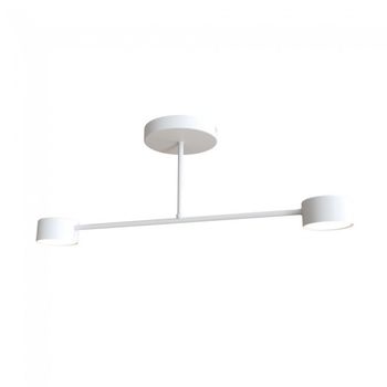 Plafón de techo tanfa blanco (2 luces)