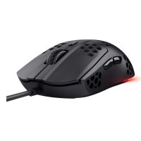 raton trust gxt 928 helox 6400 dpi 65g rgb ultraligero cableado gaming negro