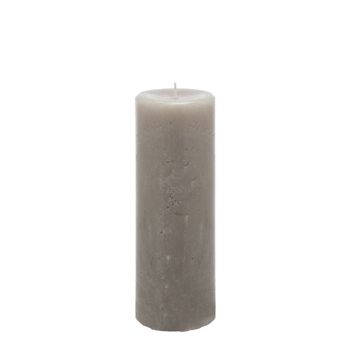 Vela cilíndrica gris h20