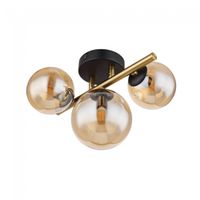 plafon de techo riha ambar 3 luces