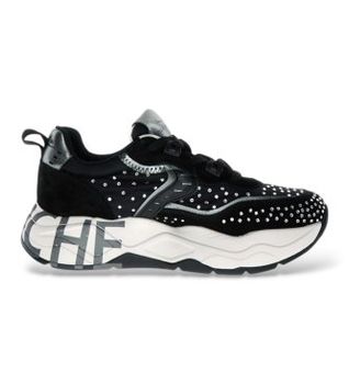Voile blanche para mujer. 2017475 Zapatillas de Piel Club105 negro (36), 3 a 5cm, Cordones, Casual