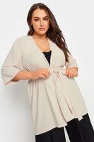 limited collection kimono negro con cinturon mujer curvy y tallas grandes yours