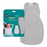tommee tippee the original grobag sky grey marl swaddlebag 0-3 months 10 tog