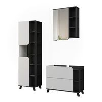 juego de muebles de bano de 3 piezas karen 3 partes vicco