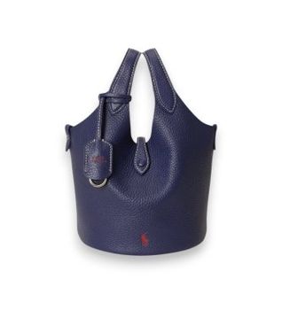 Polo Ralph Lauren para mujer. 428P21988006 Bolso tote y cruzado Polo Play de piel marino (OSFA), Casual