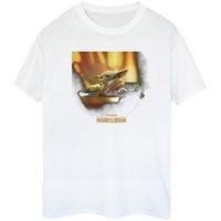 disney camiseta manga larga the mandalorian para mujer