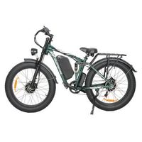 bicicleta electrica de doble motor y neumaticos anchos baolujie dp-2603 2640 48v 25ah verde