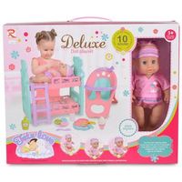 muneca 31 cm con accesorios